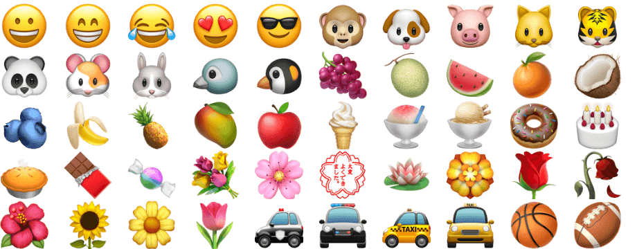 【Apple Color Emoji】字体渲染效果