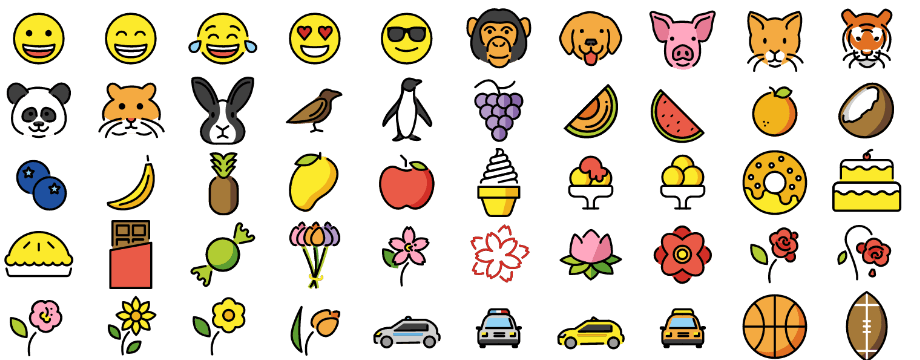 【OpenMoji】字体渲染效果