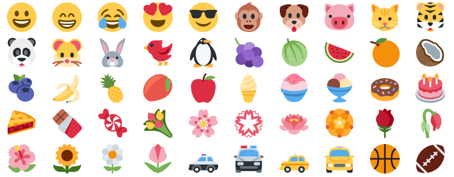 【Twemoji】字体渲染效果